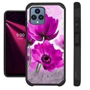 FUSION Case For T-Mobile REVVL 6 5G Hybrid Phone Cover  PINK PEONY FLOWER