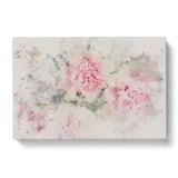 Canvas Print Wall Art Pale Pink Carnation Flowers Watercolour Framed Picture