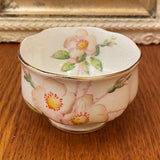 Royal Albert Crown China Light Pink Wild Rose Hand Painted Open Sugar Bowl