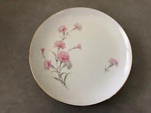 Royal Court Pink CARNATION Flower Japan - 12" CHOP PLATE / SERVING PLATTER