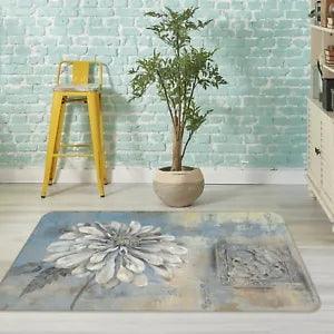 3D Doodle Peony Flower ZHUA2378 Game Non Slip Rug Mat Photo Carpet Zoe