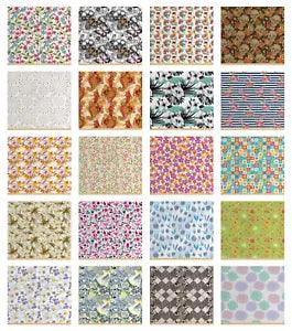 Ambesonne Floral Fabric by the Yard Decorative Upholstery Home Accents