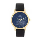 Toff London TLWS-17650 Ladies Grey Water Lilies Flower Watch