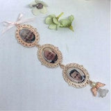 Rose Gold Bouquet Photo Charm, Bouquet Charm, Memory Charm, Bridal Charm, Keepsake Charm, Photo Bouquet Charm, Memorial Charm - ELOISE R3