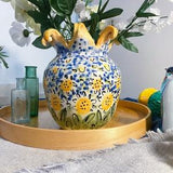 Sunflower vase - Karen Franzen artisan pottery