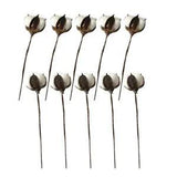10 Pcs Christmas Tree Filler Decorations DIY Craft Xmas Wreath Flowers Cotton