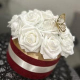 Belle roses, birthday , roses, birthday, bouquet, gift for her, box of roses, flower box, one year roses, wedding gift,