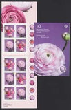 RANUNCULUS - PERSIAN BUTTERCUP = One Booklet of 10 stamps Canada 2023 MNH