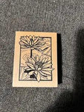 WATER LILY Flower LOTUS Rubber Stamp by Magenta