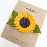 Sunflower Headband, Felt Flower Headband, Baby Flower Headband, Flower Headband, Baby Headband, Newborn Headband, Summer Headband