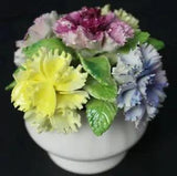 Vintage Royal Sutherland Bone China Flower Bowl Carnations England