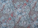 WILLIAM MORRIS CURTAIN FABRIC "Golden Lily Minor" 2.9 METRES 100% COTTON SATIN