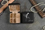 Floral Jewelry Case, Personalized Birth Flower Jewelry Box