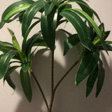 3 faux tropical plant stems