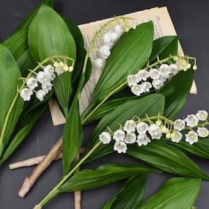 Lily of the valley Spring bouquet Spring flowers Real touch flowers Flowers Artificial flowers Forest flowers Valentines day gift for wife