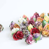 Over 30 Random Mix Mini Roses - SMALL Artificial Roses - read description - ITEM 01221