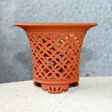 Neofinetia pot Terracotta pot Orchid pot Orchid planter for Flower pot Ceramic plant pot Orchid pots Tall pot ceramic Gift for grandmother