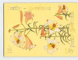 Postcard Language Of Flowers (Lily)
