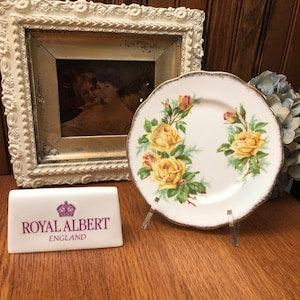 6 3/8" Bread and Butter Plate by Royal Albert Tea Rose Yellow