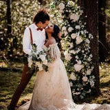 White and green Bouquet, Wedding bouquet, Boho Bouquets, Bridal Bridesmaids Bouquets , Winter Wedding Bouquet, Rose, eucalyptus bouquets