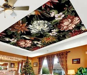 3D Peony Flower A5012 Ceiling WallPaper Murals Wall Print Decal Deco AJ WALL Fay