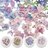 Small Wood Pulp Flowers Chips Epoxy Mold UV Resin Decor Paper DIY Jewelry 1Box