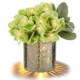 Led Lighted Fake Flowers with Vase Hydrangea Artificial Flowers in Vase Peony