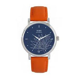 Toff London TLWS-52596 Ladies Grey Water Lilies Flower Watch