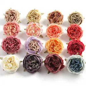 10X Roses Peony Silk Flower Head Bulk Wedding Bouquet Garland Party Shower Decor