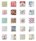 Ambesonne Floral Folk Satin Hairscarf Head Wrap for Women in 3 Sizes