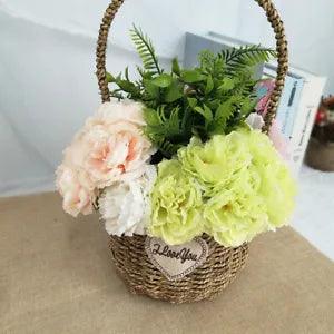 5 Heads Artificial Peony Bouquet Silk Flower Home Wedding Party Bridal...