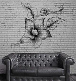 Peony Asian Flower Love Symbol Floral Bouquet Wall Mural Vinyl Art Sticker M610