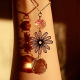 Eva/ Suncatcher/ Sunflower/ Geometric Shape/ Prism/ Hanging Prism/ Rainbow Maker/ Light Catcher/ Home Decor/ Boho / Minimalism