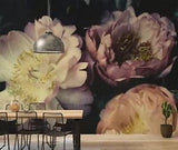 3D Vintage Baroque Peony Flower Wallpaper Wall Mural Peel and Stick Wallpaper 92