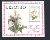 Lesotho 1987 Fauna/Flower/Plants/Pig Lily m/s (n14061)
