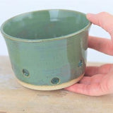 Orchid Pot, Handmade Pottery Orchid Pot, Stoneware Orchid Pot, Air Plant Pot, Handmade Home Decor, Wheel Thrown Pottery