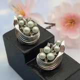 Crown Trifari Alfred Philippe 1954 PAT 172637 Lily Of the Valley Clip Earrings