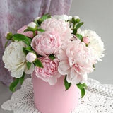 Peony Bouquet. Real Touch Flower Arrangement. Artificial bouquet. Cold Porcelain Flowers for the Interior. Peony. Polymer clay flowers.