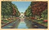 Philadelphia PA, Lily Pond Horticultural Hall Fairmont Park, Vintage Postcard