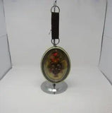 Vintage Dried Flowers Wall Art - Domed Glass - Made in Belgium Ready to Hang