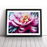 Luscious Peony Flower Framed Wall Art Poster Print Home Decor Picture Large