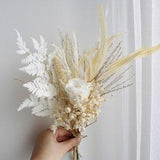 Pampas Grass bouquet Preserved flowers Dried flowers bouquet,home decor, Palm spear,natural flower Flower Arrangement,Small Centerpiece