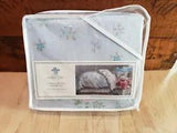 NEW Simply Shabby Chic 2 Piece Duvet Cover Set TWIN Cover & Sham Lily Rose Blue