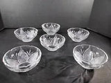 ANTIQUE PATTERN GLASS EAPG LARGE BERRY BOWL NEW MARTINSVILLE NO. 702 Set 6