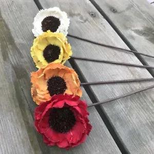6CM Head Real Natural Dried Flowers Artificial Poppy Flower Decorative With...