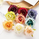 10X Roses Artificial Silk Flower Heads Party Wedding Bouquet Garland Home Decor