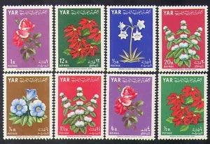 Yemen 1964 Flowers/Nature/Plants/Roses/Lily/Animation 8v set (n37390)