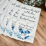 Plantable Funeral Favor Seed Celebration of Life Favor Memorial Favor Seed Funeral Favor Seeded Funeral Favor Label Funeral Favor Seed Pack