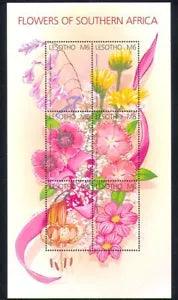 Lesotho 2002 Flowers of Southern Africa/Plants/Nature/Lilies 6v m/s (n32464)