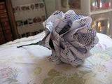 Paper Rose Boutonniere Flower Delivery